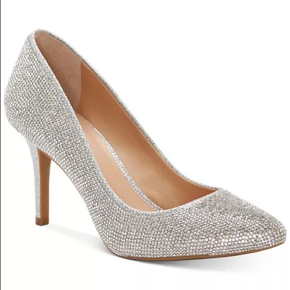 9.5 -Women's Zitah Embellished Pointed Toe Pumps - Picture 4 of 5